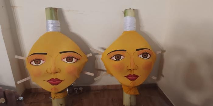 कलाकारों द्वारा माँ नंदा सुनन्दा को दिया जा रहा है मूर्तरूप,ब्रह्ममुहूर्त मे होगी प्राण प्रतिष्ठा body image