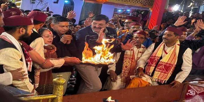 श्री नंदा देवी महोत्सव में गूंजे भक्ति रस के स्वर, सुंदरकांड पाठ और पंच आरती ,आज होगा महाभंडारा