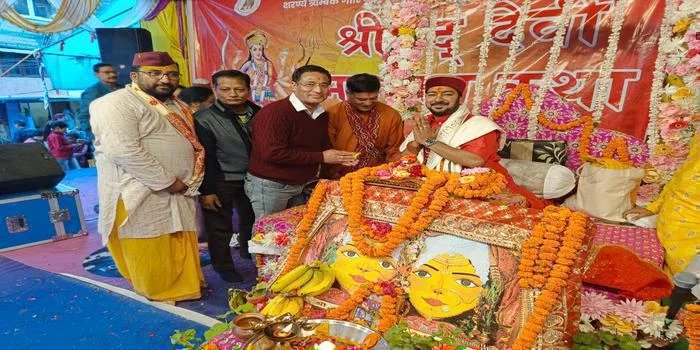 श्रीराम सेवक सभा द्वारा आयोजित श्रीमद् देवी भागवत कथा के आठवें दिन दीपदान का आयोजन, आज  होगा  भंडारा