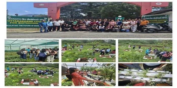 यूओयू के शिक्षार्थियों ने किया जैव प्रौद्योगिकी केंद्र का शैक्षणिक भ्रमण, मिला व्यावहारिक अनुभव