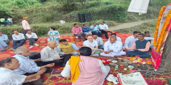 विश्वभारती विश्वविद्यालय के रामगढ़ परिसर में आयोजित हुआ गुरूदेव रवीन्द्रनाथ टैगोर का  जन्मोत्सव body image