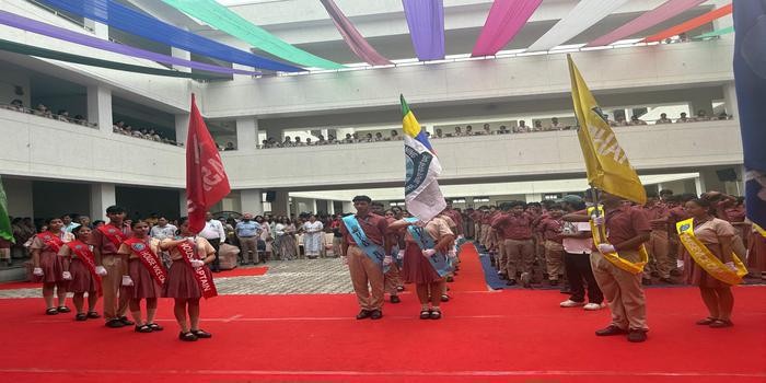 आर्यमान विक्रम बिड़ला इंस्टीट्यूट ऑफ लर्निंग में विद्यार्थी परिषद का शपथ ग्रहण समारोह body image