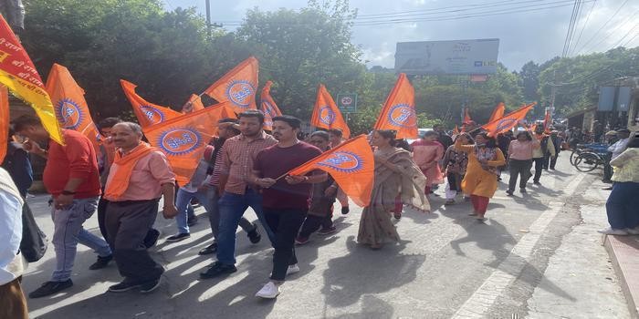 कन्हैया लाल साहू और मुकेश कोली की नृशंस हत्या के विरोध में निकाला आक्रोश मार्च body image