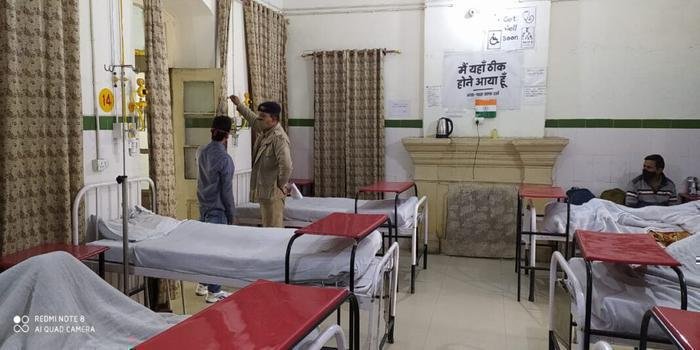 अग्नि शमन विभाग द्वारा बी. डी. पांडे अस्पताल नैनीताल का निरीक्षण