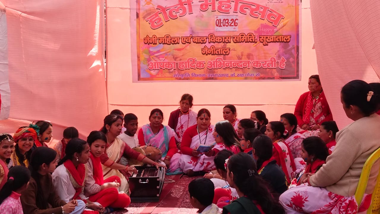 सुखाताल में महिला एवं बाल विकास समिति का रंगारंग होली उत्सव body image 2