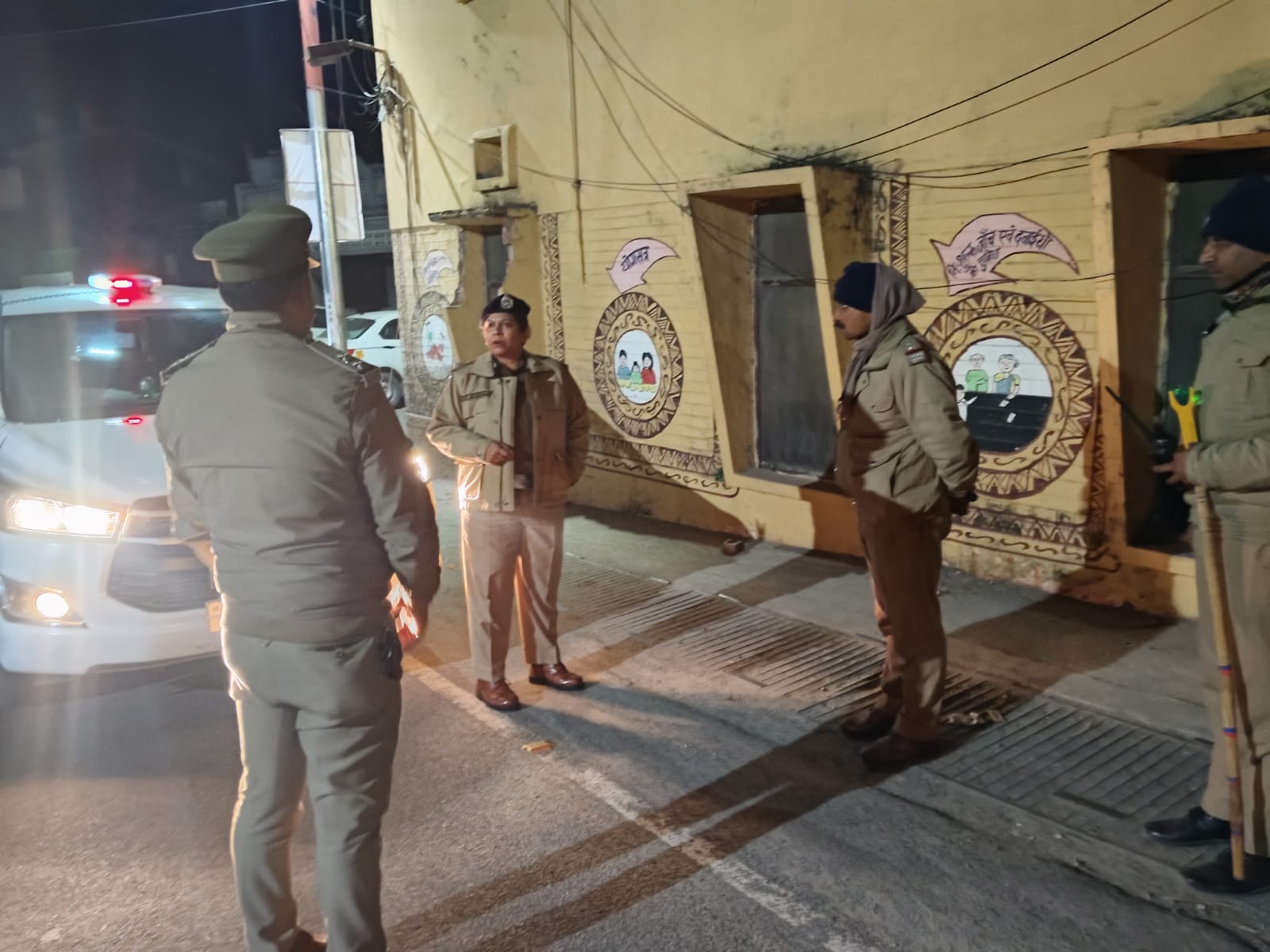 हल्द्वानी में देर रात आईजी का औचक निरीक्षण, खामियों पर फटकार