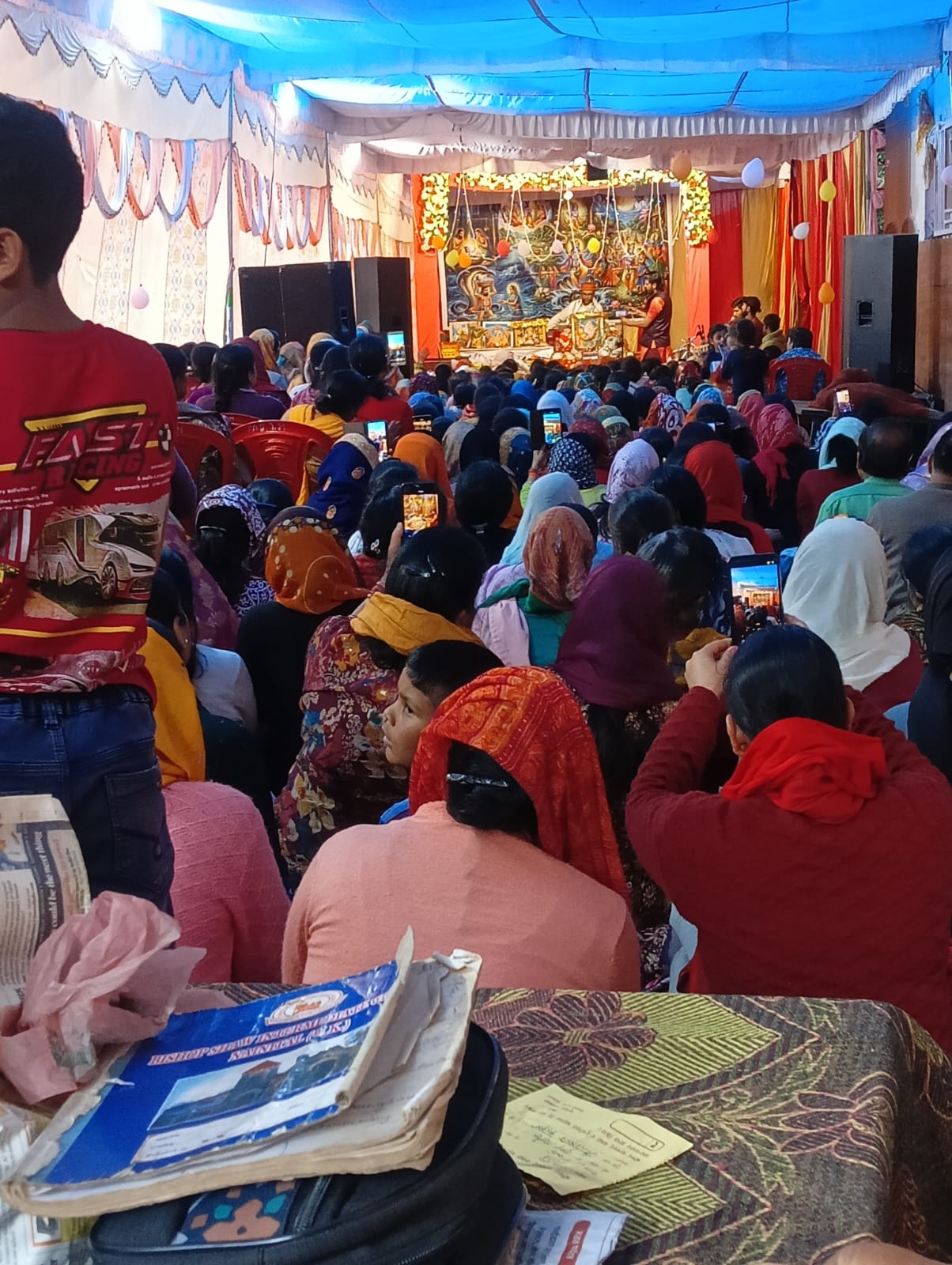 गोल्ज्यू मंदिर ढंडी सड़क में श्रीमद् भागवत कथा में कृष्ण बाल लीलाओं का हुआ भावपूर्ण वर्णन