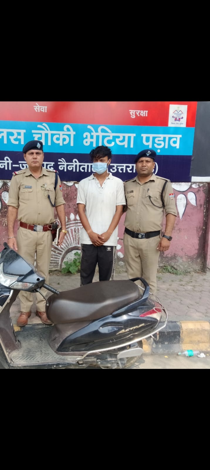 हल्द्वानी पुलिस की बड़ी कार्रवाई, चोरी की स्कूटी बरामद, आरोपी गिरफ्तार